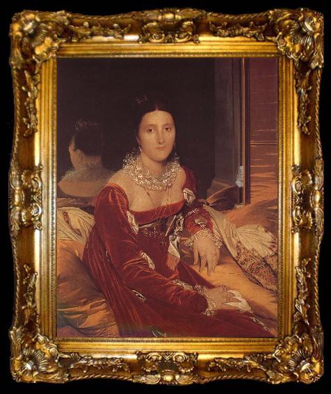 framed  Jean-Auguste Dominique Ingres Mary, ta009-2